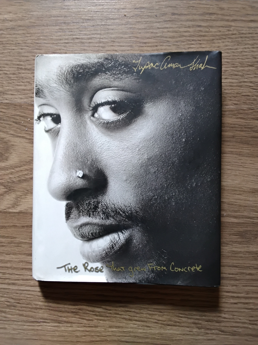 Tupac Shakur 'The Rose That Grew From Concrete' Hardcover Book - Black & White